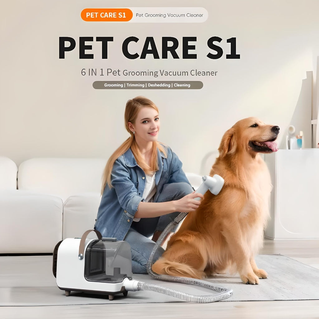 Miomu Succionadora para Pelo de Mascotas, 6 en 1
