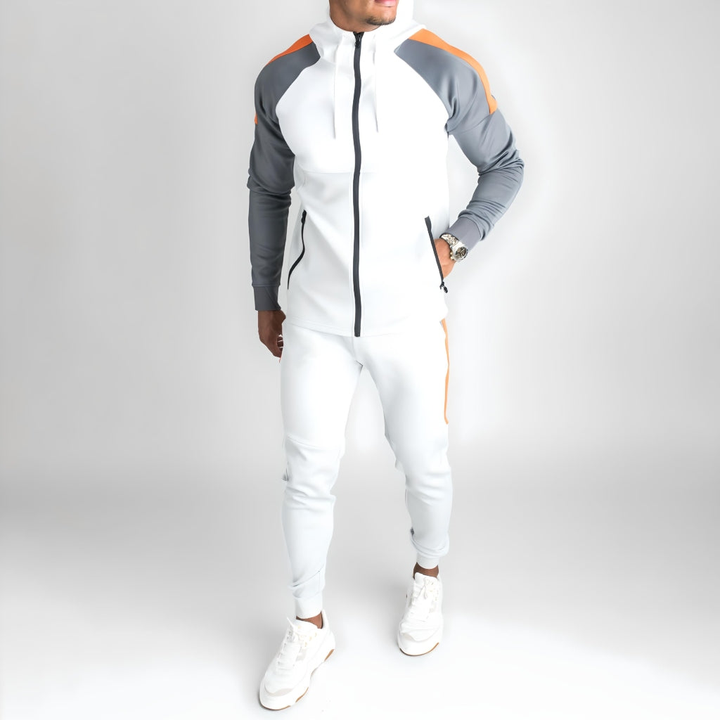 Miomu Conjunto de Jogger y Sudadera Blanco, para Hombre