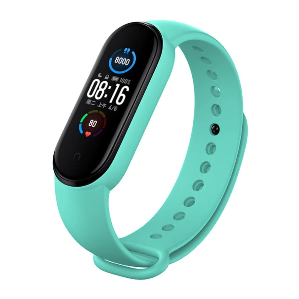Mijobs Correa de Reemplazo Silicona para Xiaomi Mi Band 5 y 6