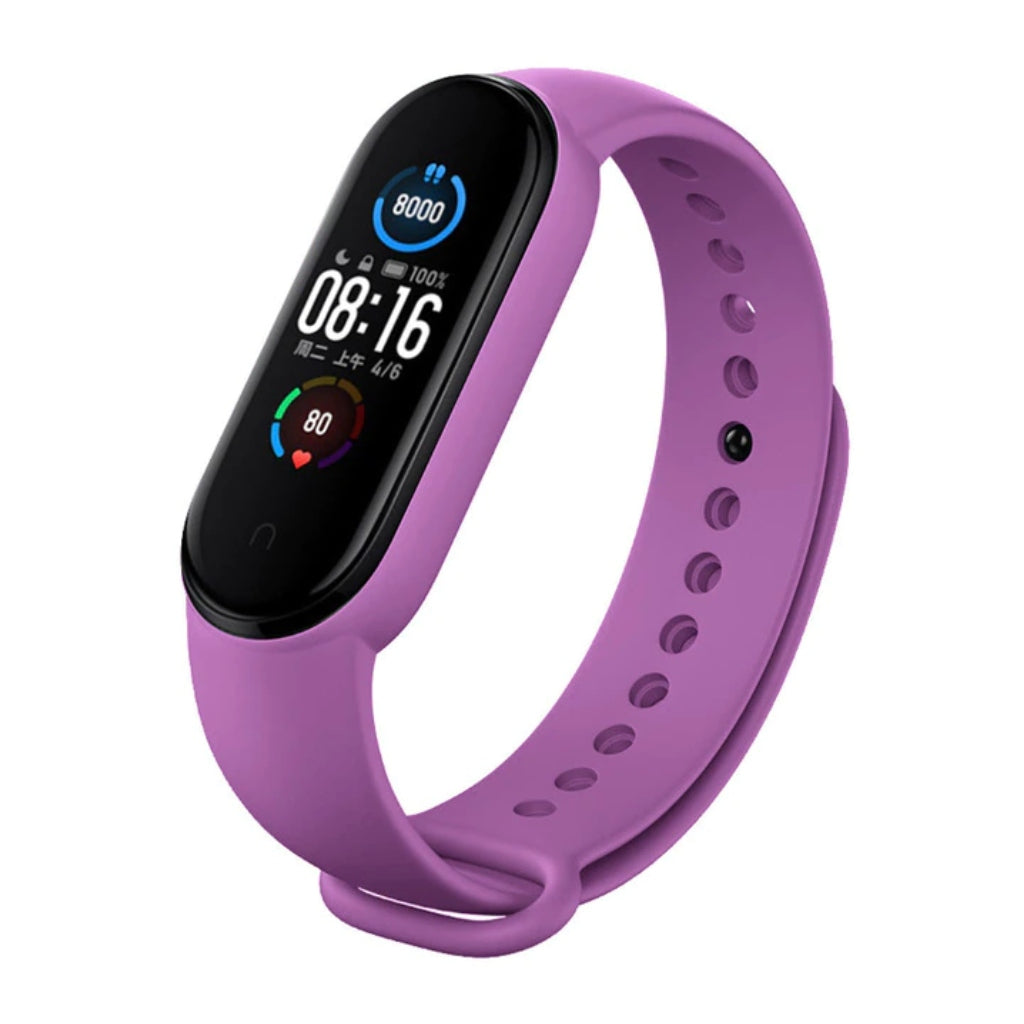 Mijobs Correa de Reemplazo Silicona para Xiaomi Mi Band 5 y 6
