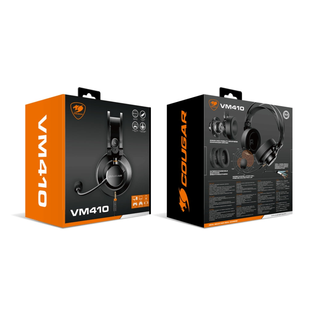 Cougar Audífonos Alámbricos de Diadema Gaming VM410