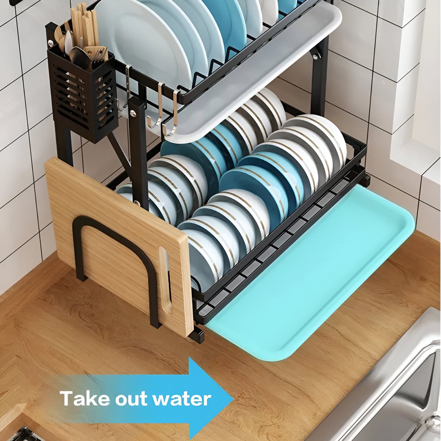 Miomu Escurridor de Platos Plegable