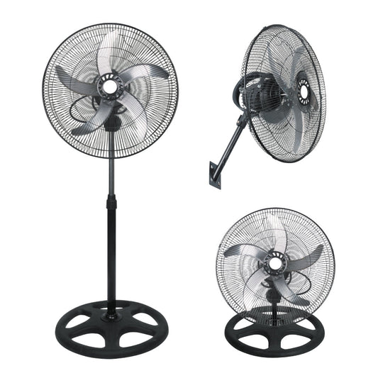Chiq Ventilador de Pedestal 18" 3 en 1, CQVF18T1O1HB