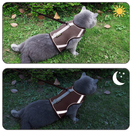 Miomu Pechera para Mascotas Deportivo Café