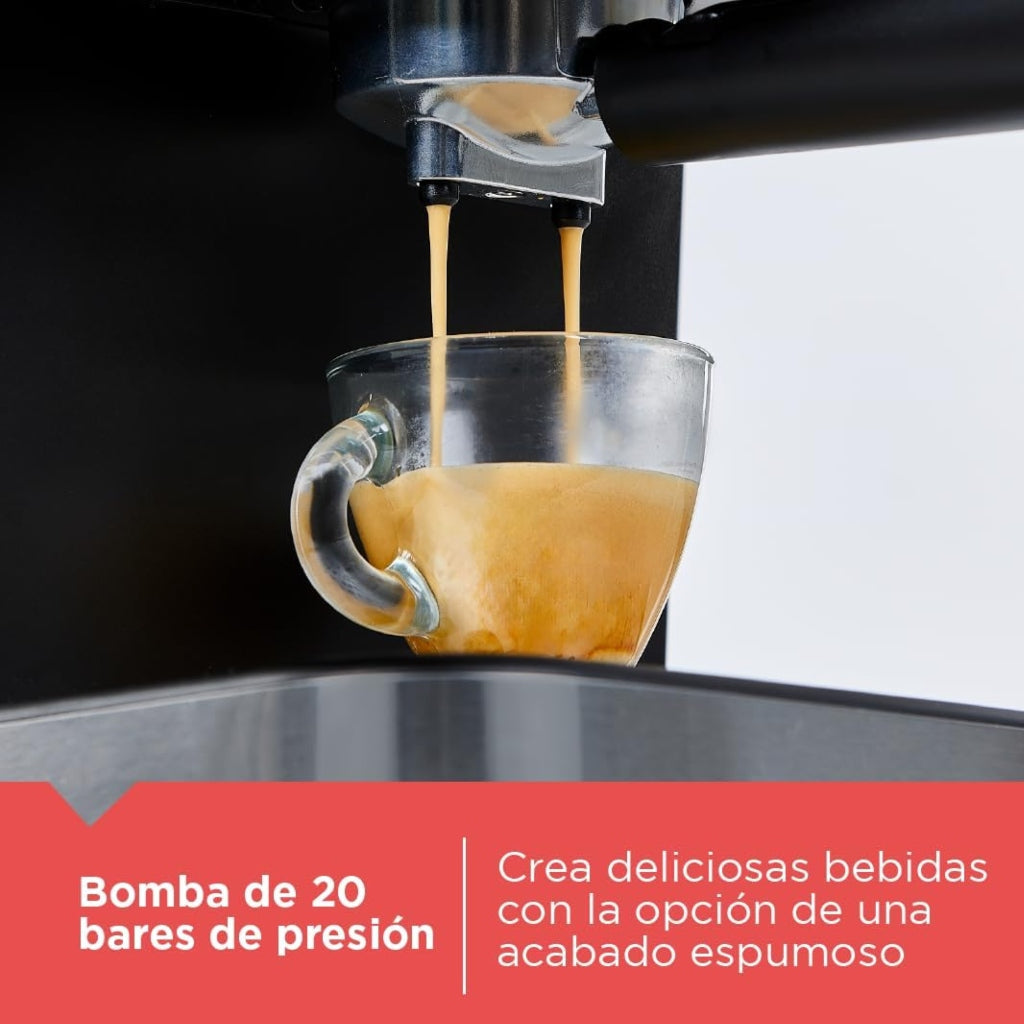 Black & Decker Máquina de Café Espresso Semiautomática (EM0312-0SDLA)