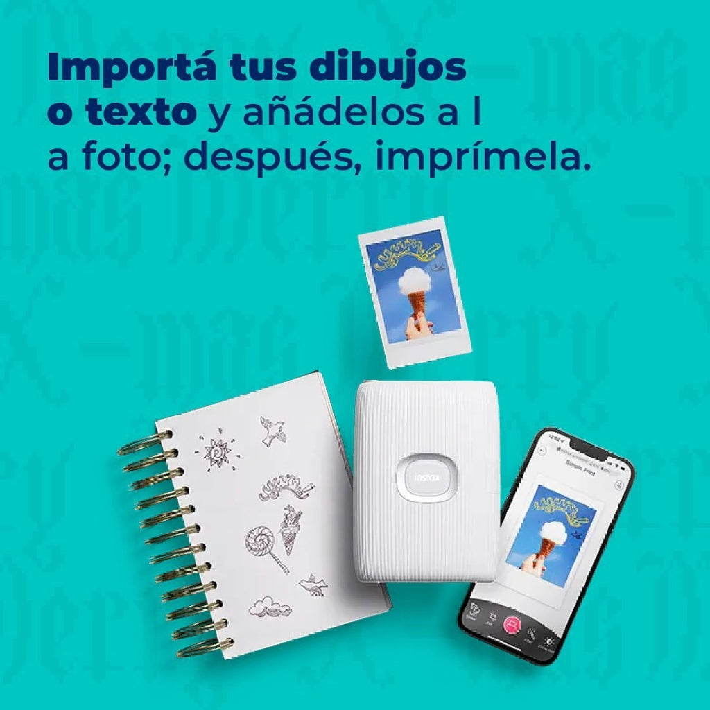 Fujifilm Kit Impresora Fotográfica Instax Mini Link 2, 5 Piezas