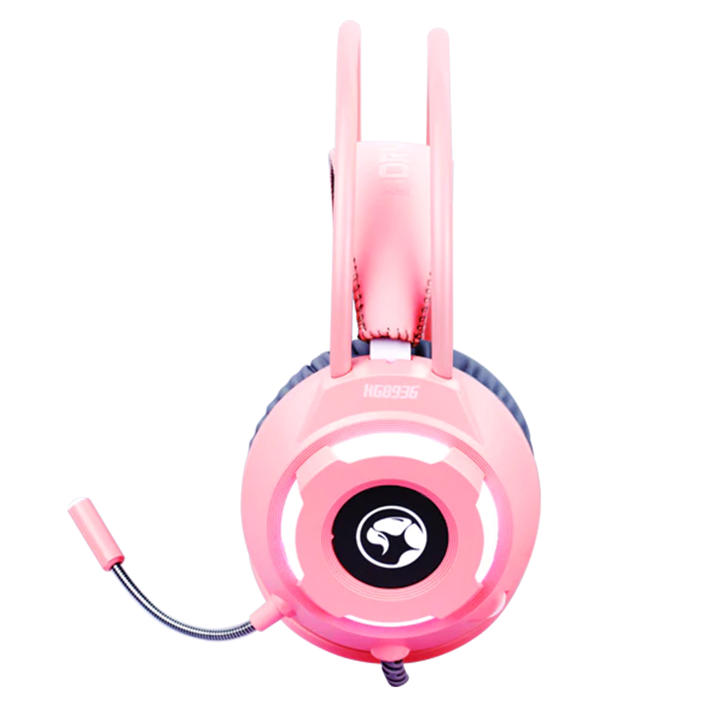 Marvo Audífonos Alámbricos de Diadema Gaming Scorpion Pink Stereo (HG-8936)