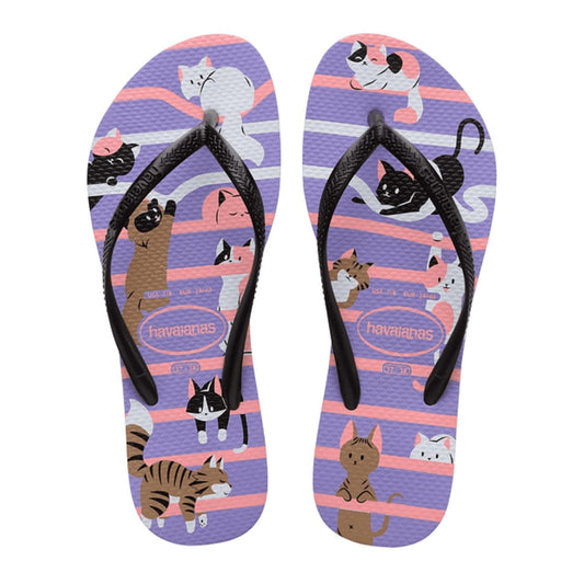 Havaianas Sandalias Slim Pets Purpura, para Niña/Mujer
