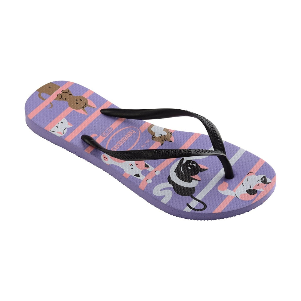 Havaianas Sandalias Slim Pets Purpura, para Niña/Mujer