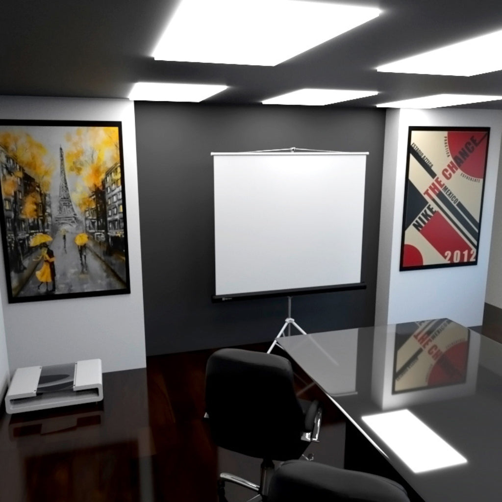 Klip Xtreme Pantalla Manual para Proyección 120" con Trípode, KPS-104
