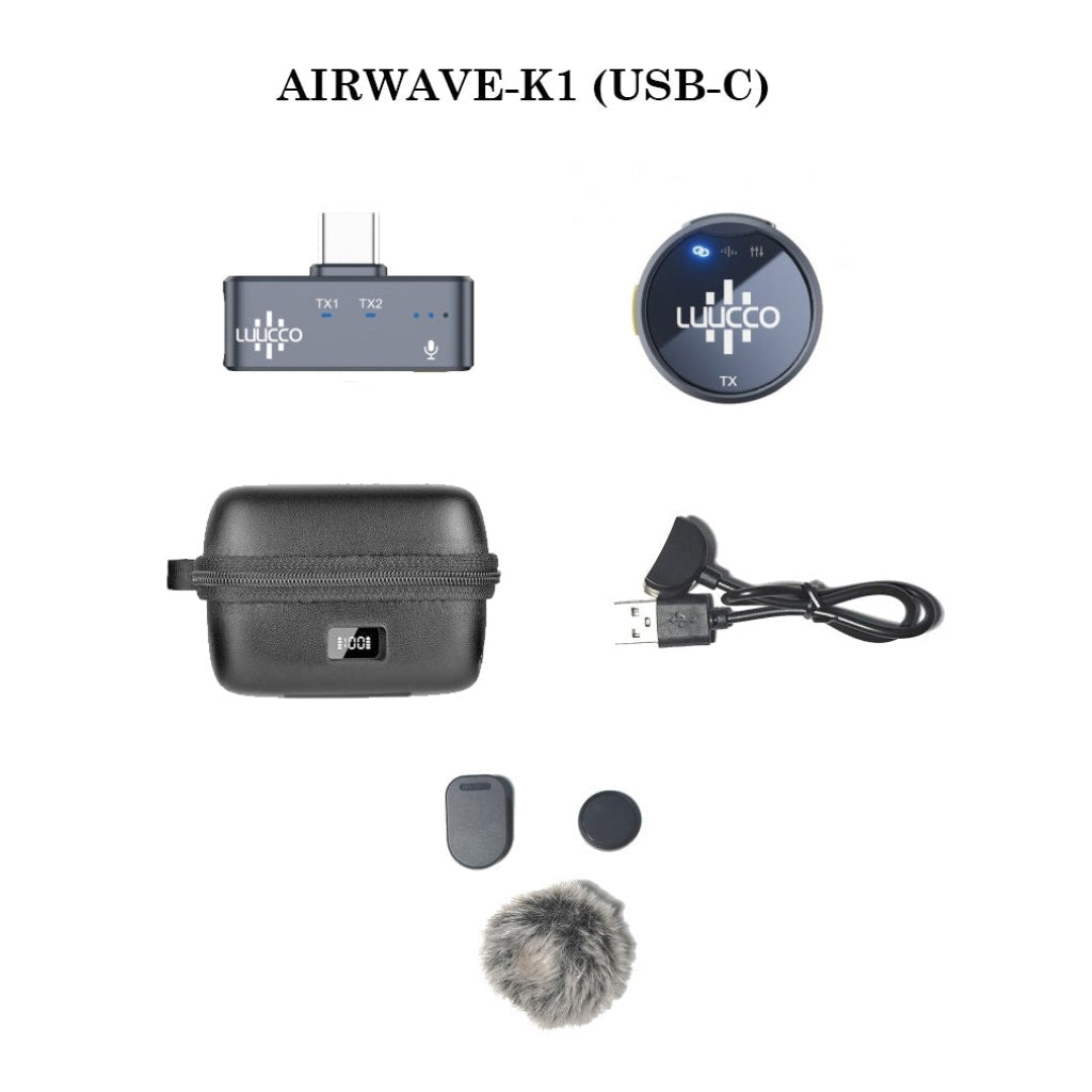 Luucco Micrófono Inalámbrico Magnético USB-C Airwave K1