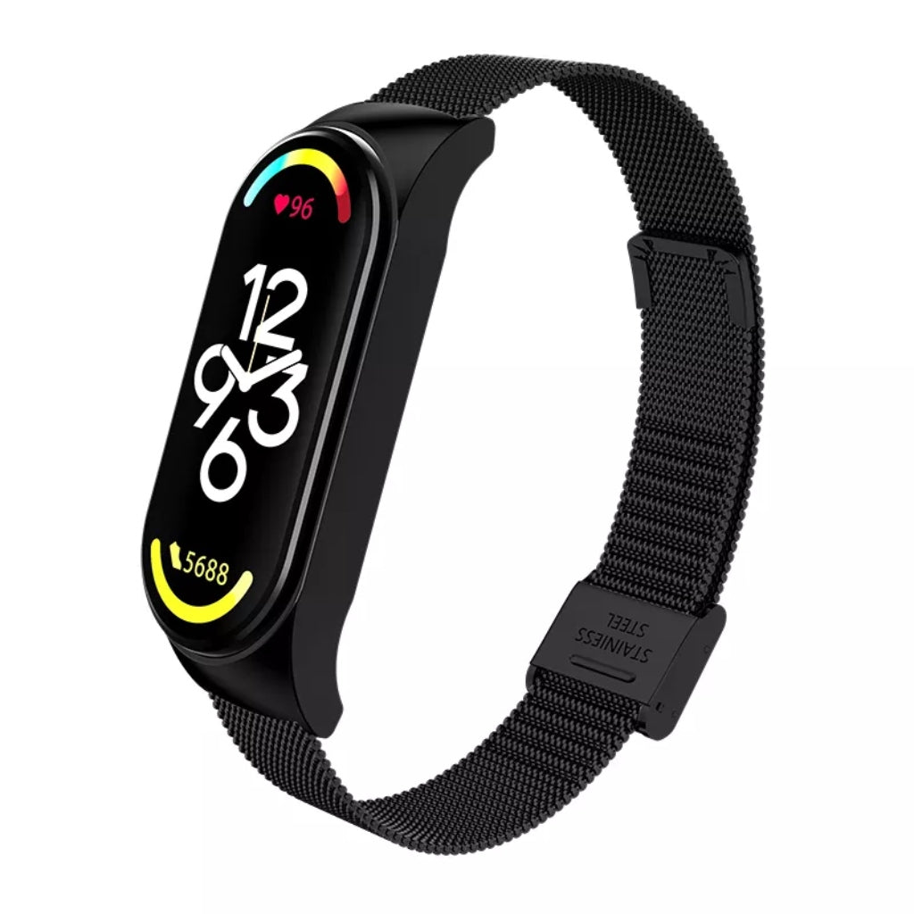 Mijobs Correa de Remplazo Metálica Milanesa para mi Band 7