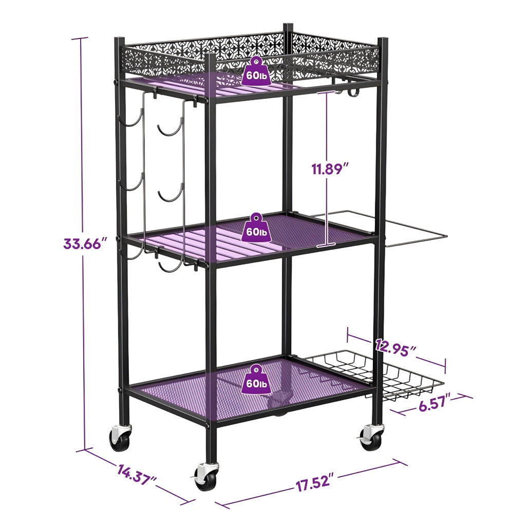 Miomu Estante Organizador Portátil para Gimnasio