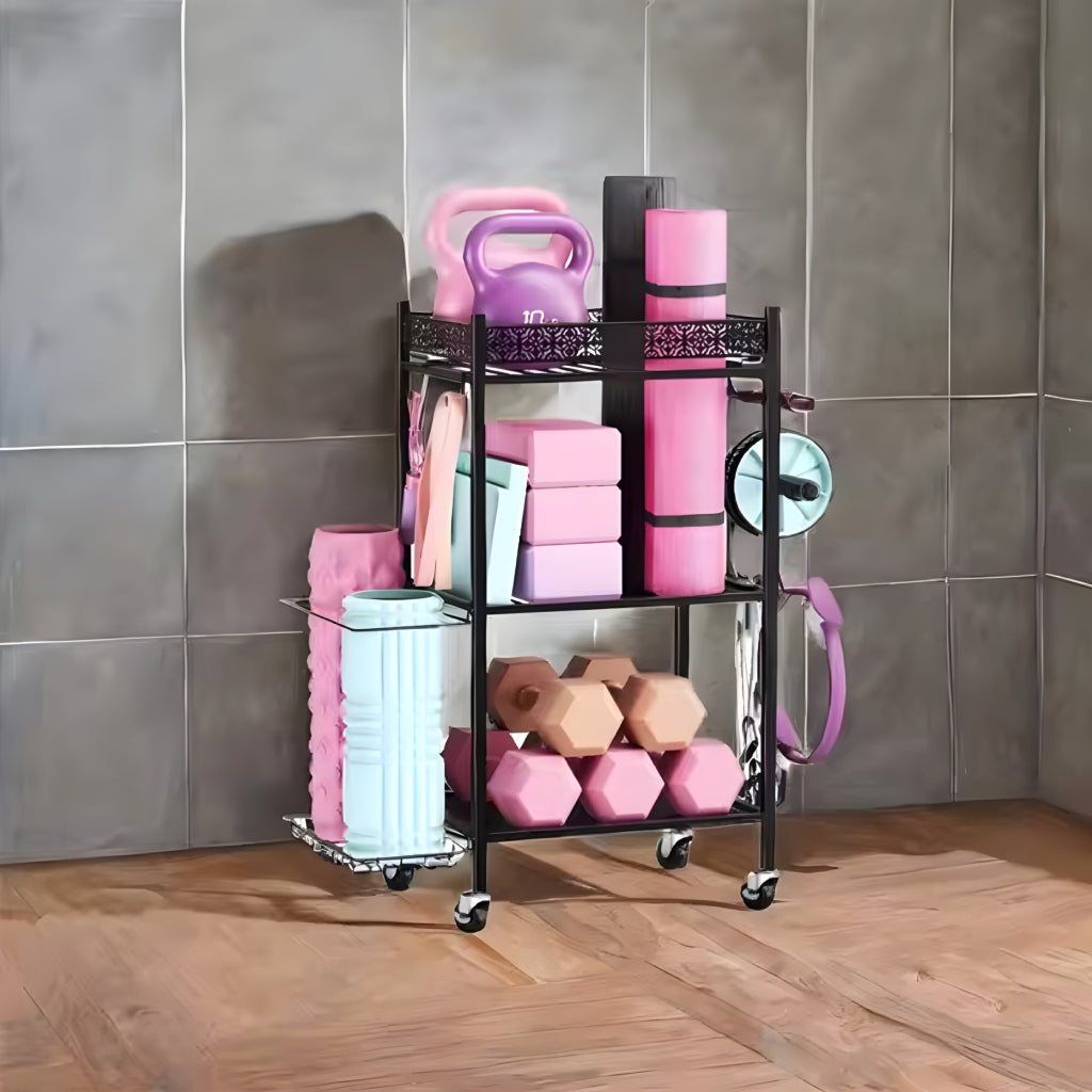 Miomu Estante Organizador Portátil para Gimnasio