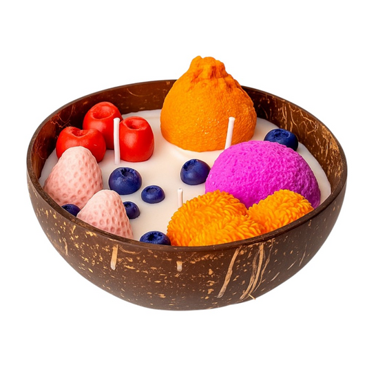 Miomu Vela Aromática Decorativa  Doble Mecha, Tropicalma