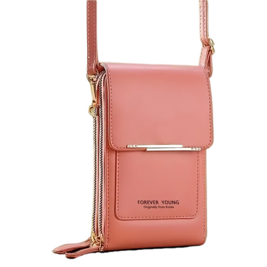 Miomu Bolso Cruzado con Ventanilla de Visualización para Pantalla de Celular