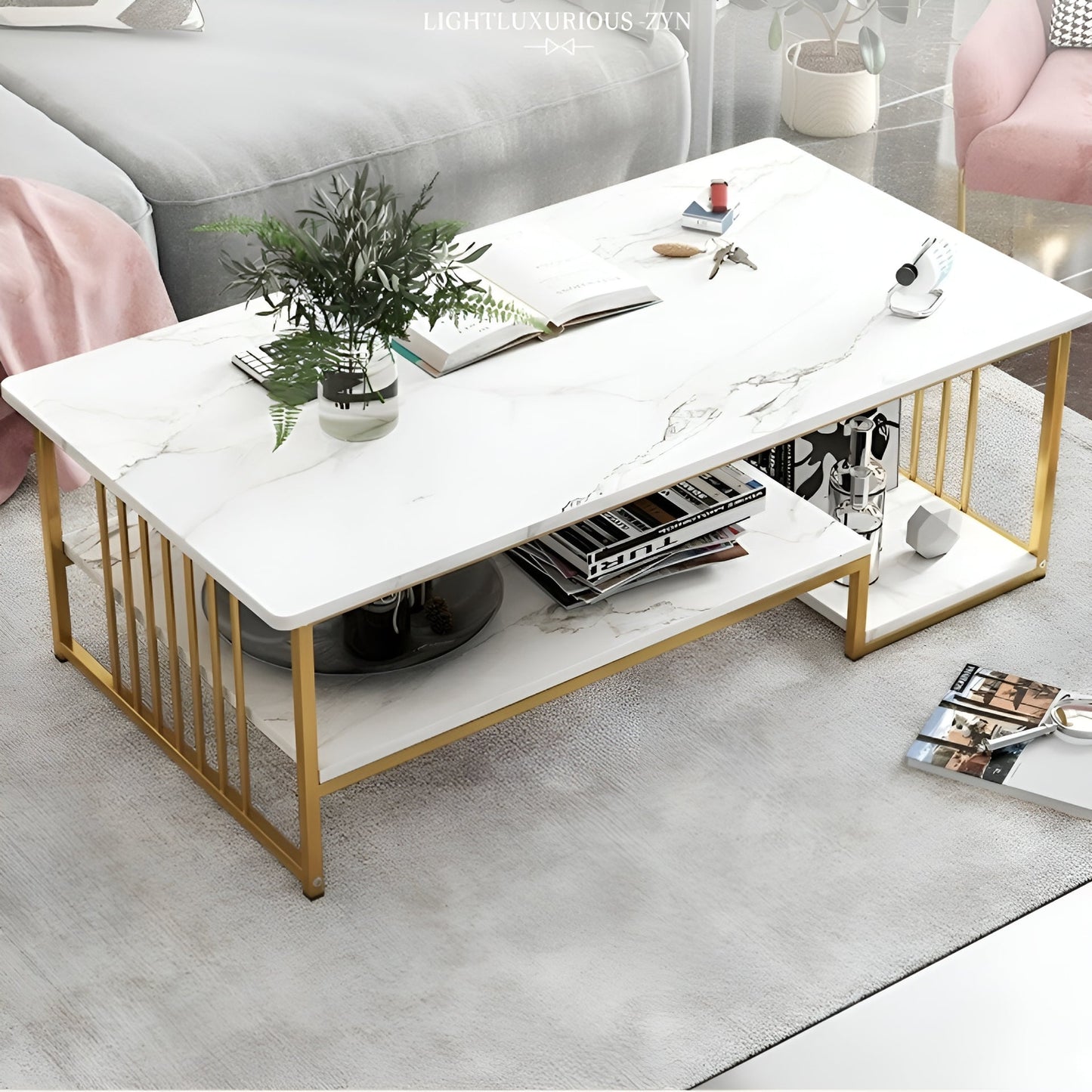 Miomu Mesa de Centro para Café de Madera