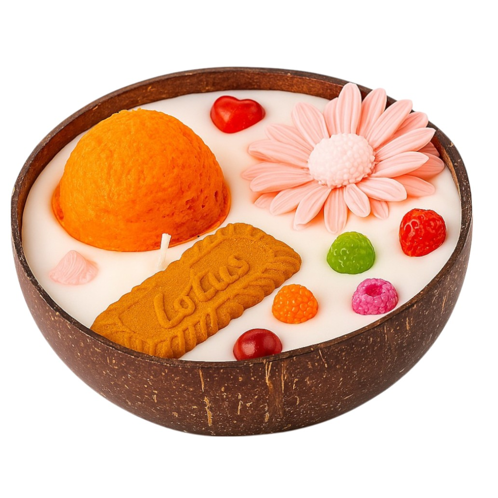 Miomu Vela Aromática Decorativa  Doble Mecha, Tropicalma