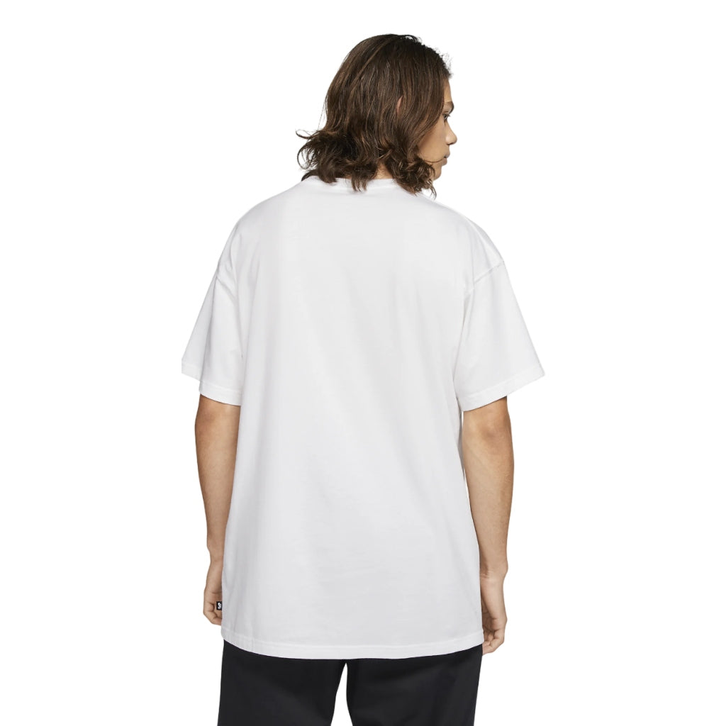 Nike Camiseta NK SB Tee Logo HBR Blanco, para Hombre