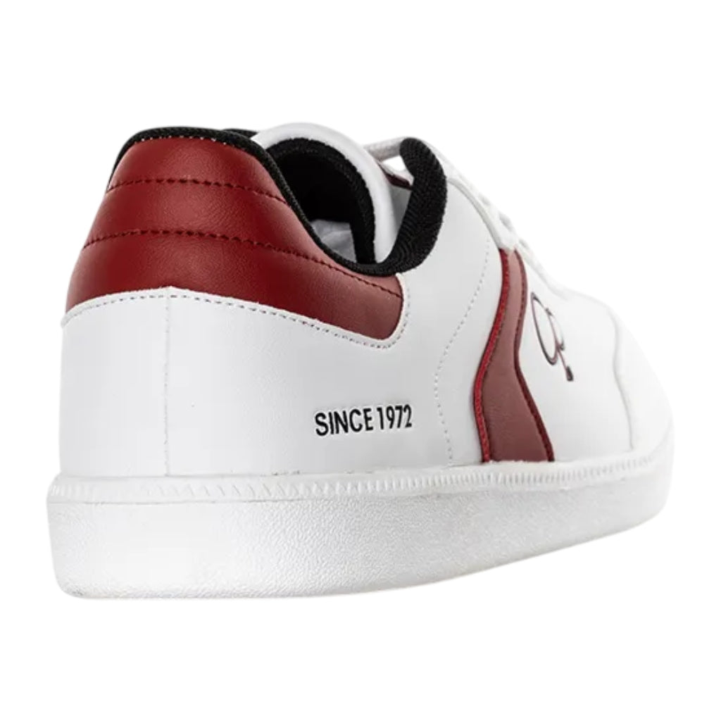 OP Tenis Casual Rio OP-RIO-H10 Blanco/Rojo, para Hombre