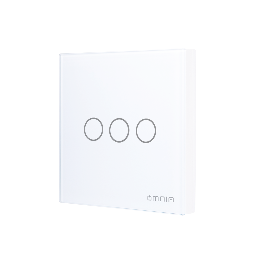 Omnia Interruptor Inteligente Inalámbrico Rf 3 Vías