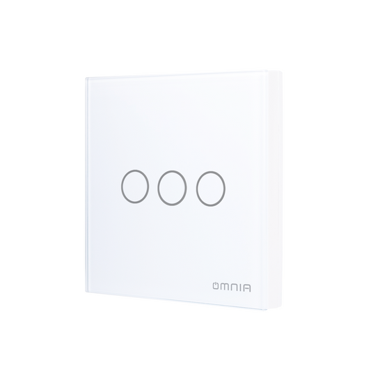 Omnia Interruptor Inteligente Inalámbrico Rf 3 Vías