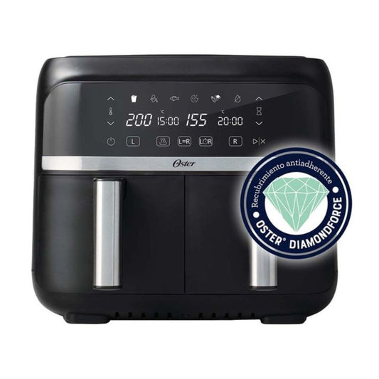 Oster Freidora de Aire Dual 7.6 Litros (CKSTAF7MCDDF)