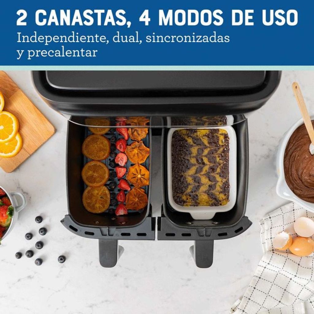 Oster Freidora de Aire Dual 7.6 Litros (CKSTAF7MCDDF)