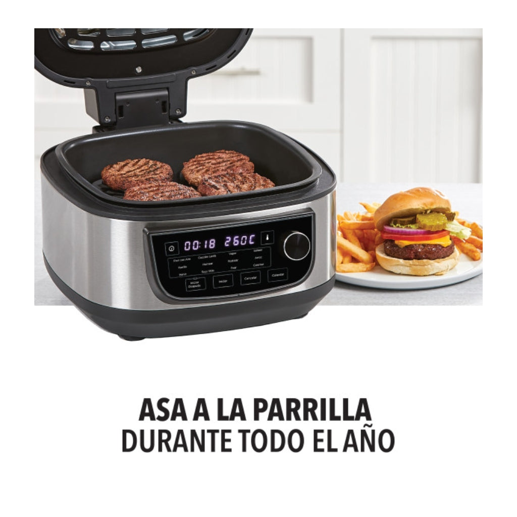 Power XL Olla Freidora de Aire con Parrilla 5.7 Litros, MFC-AF-6C-LA