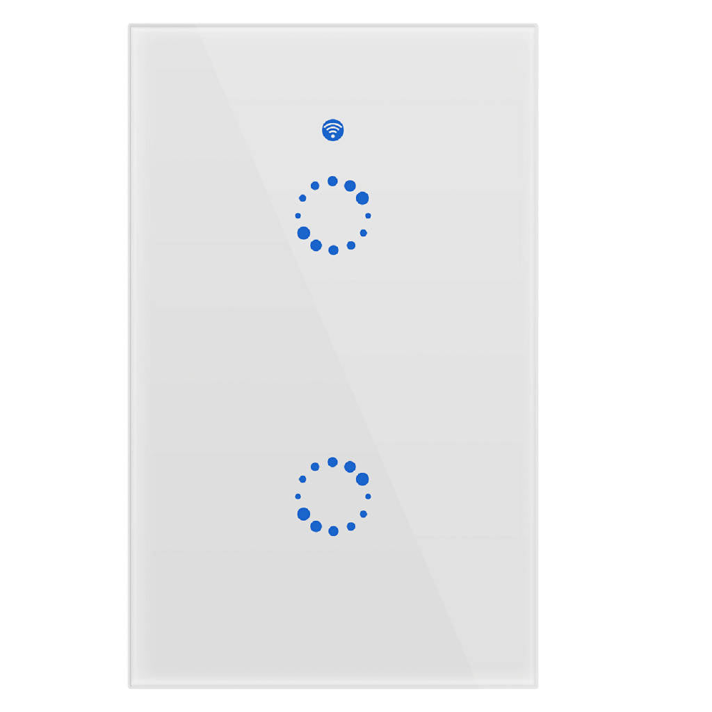 Sonoff Interruptor de Luz Inteligente Táctil Smart Wi-Fi, T1-2CH