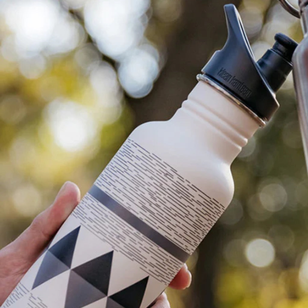 Klean Kanteen Botella Acero Inoxidable Classic Sport Cap, 18 Oz
