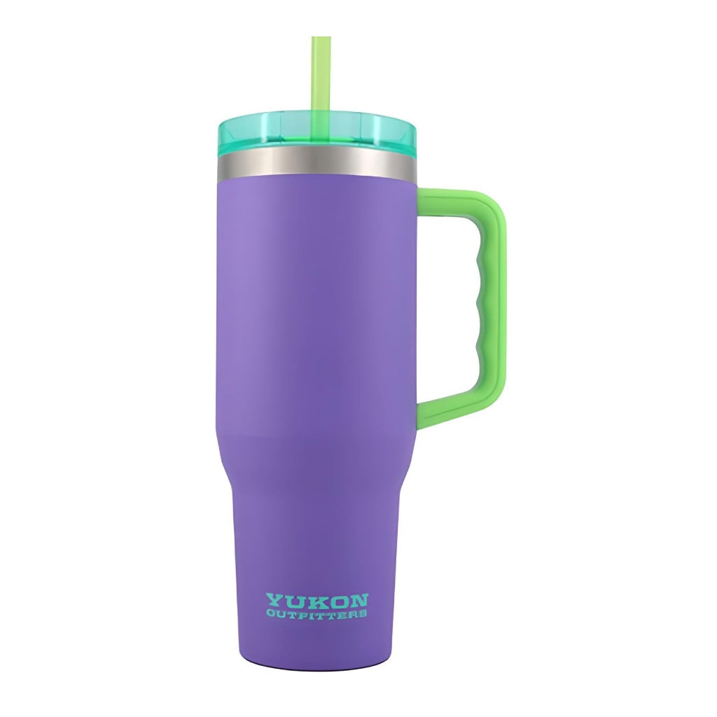 Yukon Vaso Térmico con Agarradera y Pajilla, 40 Oz