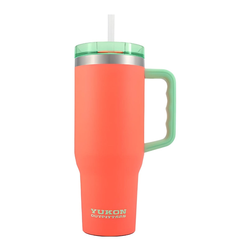Yukon Vaso Térmico con Agarradera y Pajilla, 40 Oz