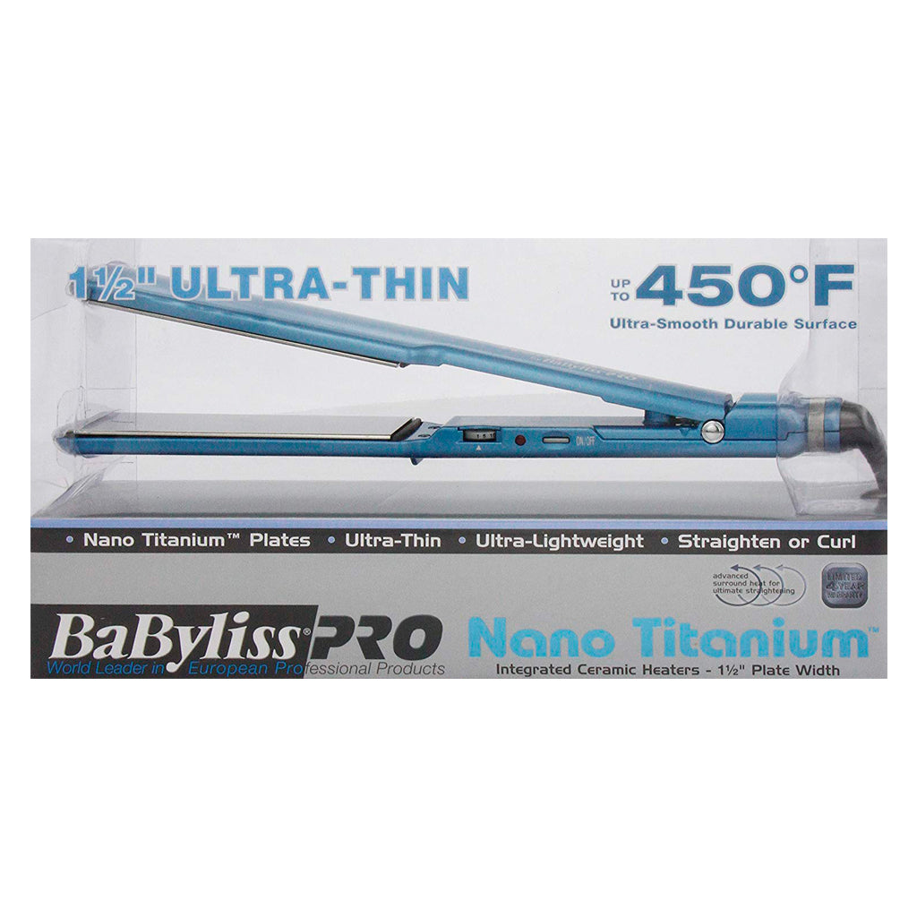 BaByliss Pro Alisador para Cabello Nano Titanium 1 1/2"