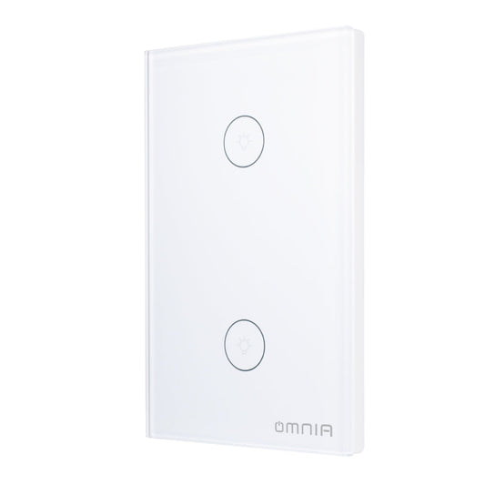 Omnia Interruptor Inteligente Híbrido Wifi/rf 2 Vías