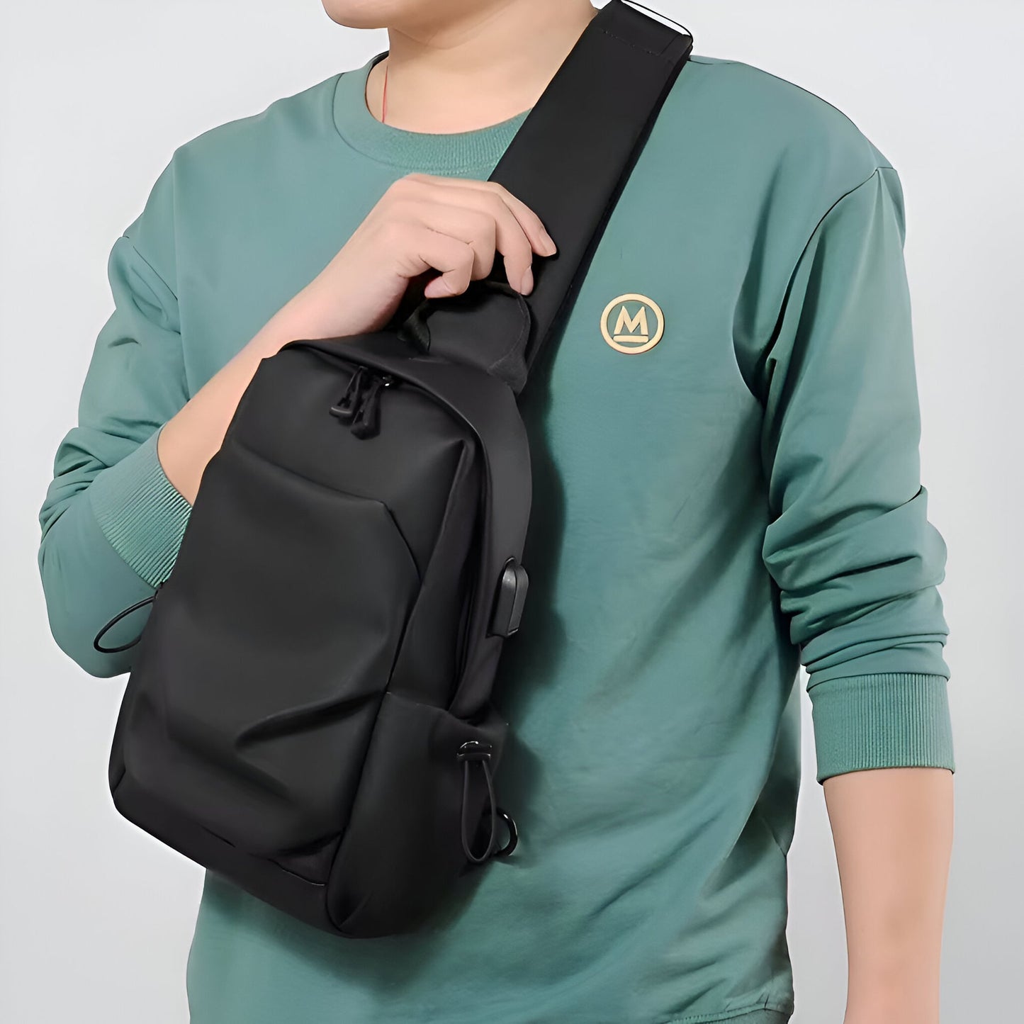 Miomu Bolso Multiuso de Hombro con Puerto de Carga USB