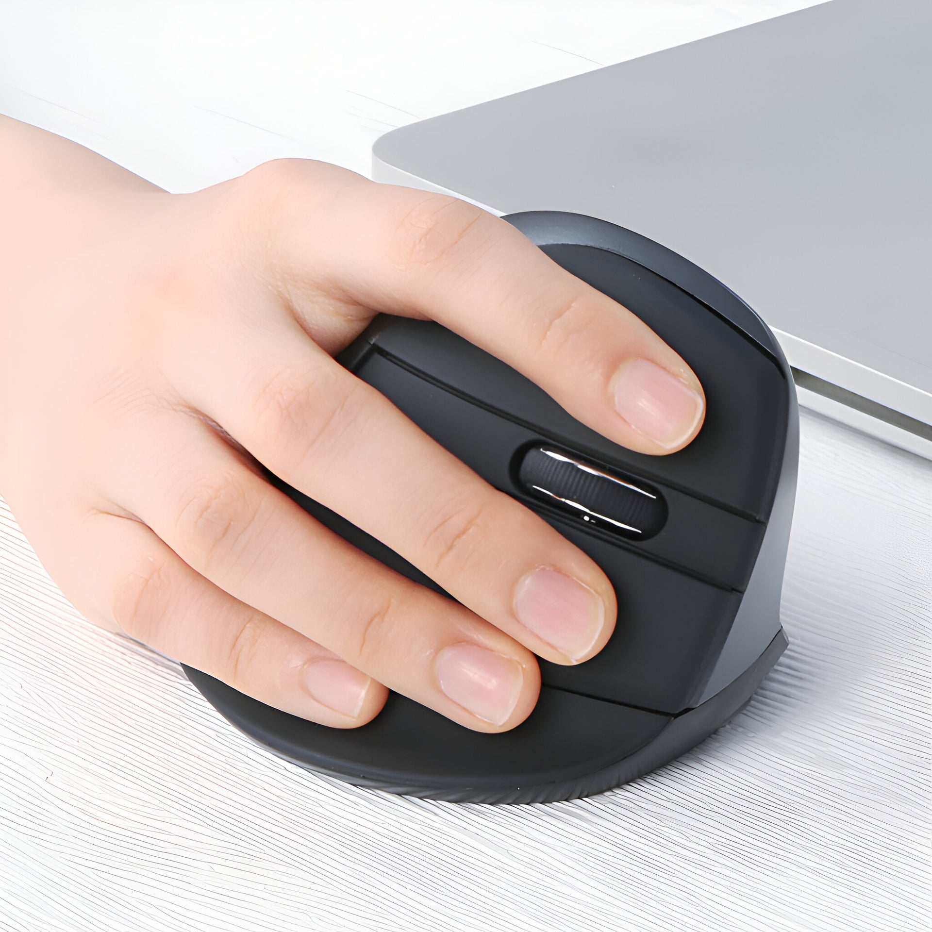 Miomu Mouse Inalámbrico Vertical, Diseño Ergonómico