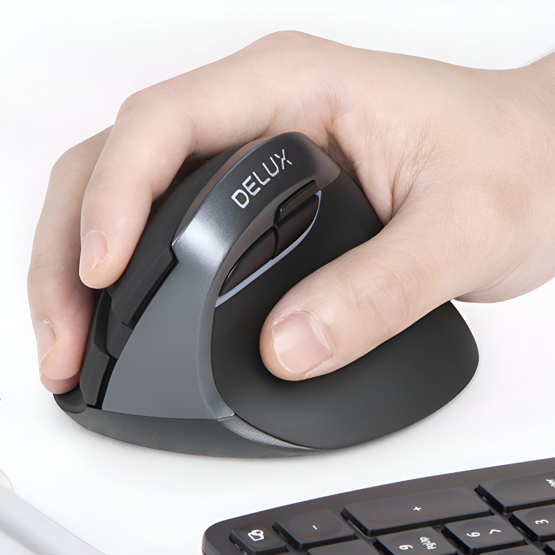 Miomu Mouse Inalámbrico Vertical, Diseño Ergonómico